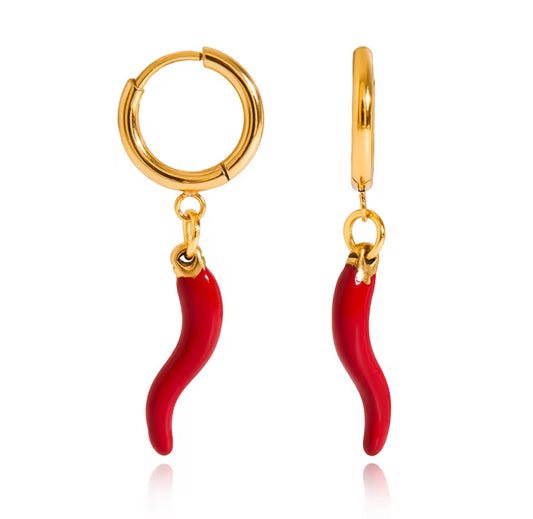 Chilli earrings hoops o