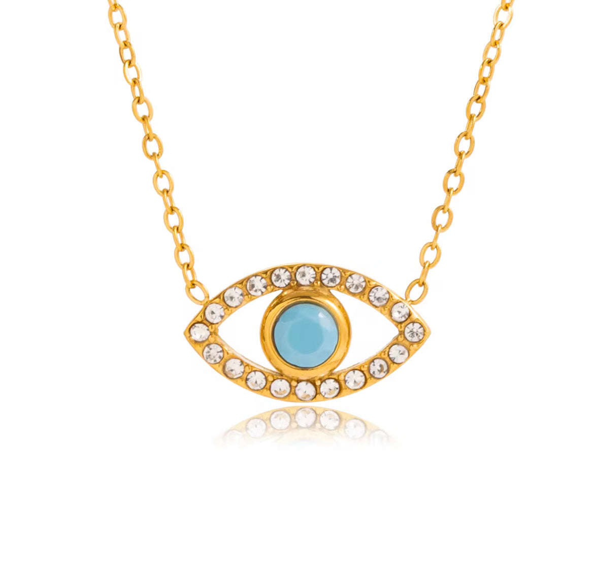 Lusil necklace evil eye