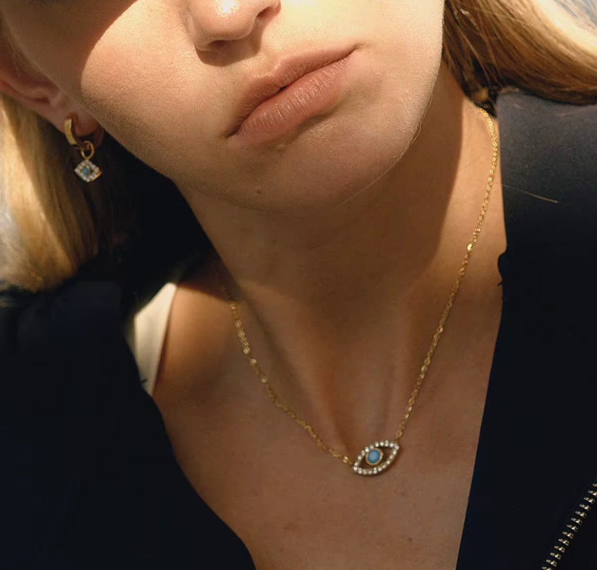 Lusil necklace evil eye