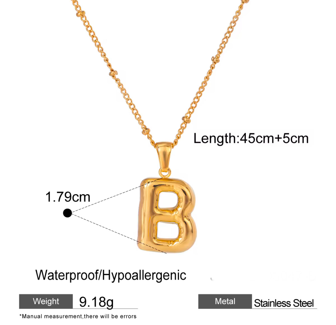 “B” letter